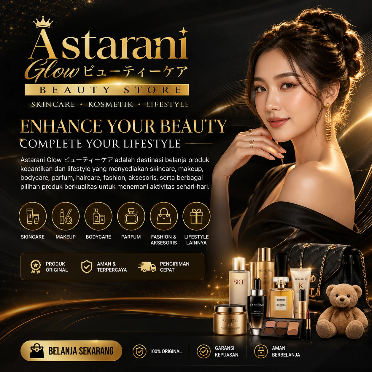 Astarani Glow ビューティーケア – Beauty Store untuk Skincare, Kosmetik & Lifestyle